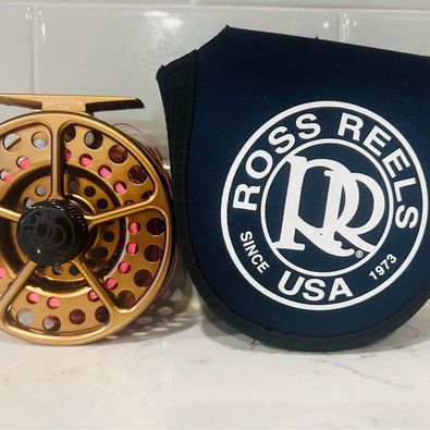 Ross Evolution #3.5 Fly Reel with Two Spare Spools - Copper Color - NOS