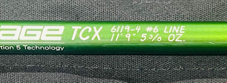 SAGE TCX 6wt 11’9” (6119-4) Fly Fishing Rod