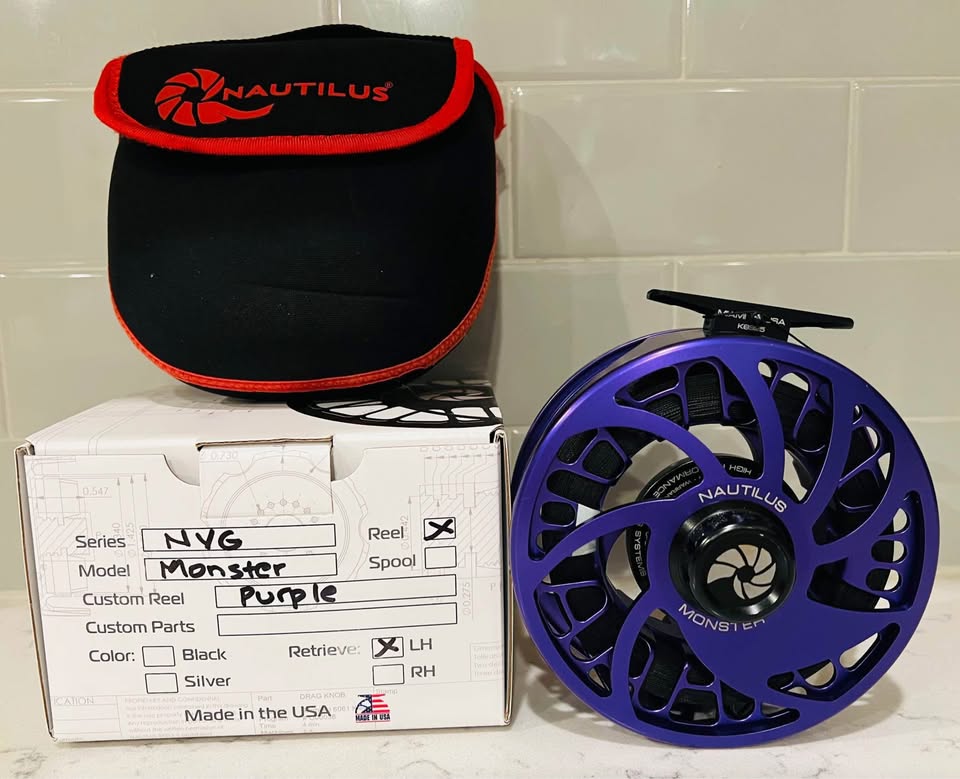 Nautilus NV-G NVG Monster Fly Fishing Reel